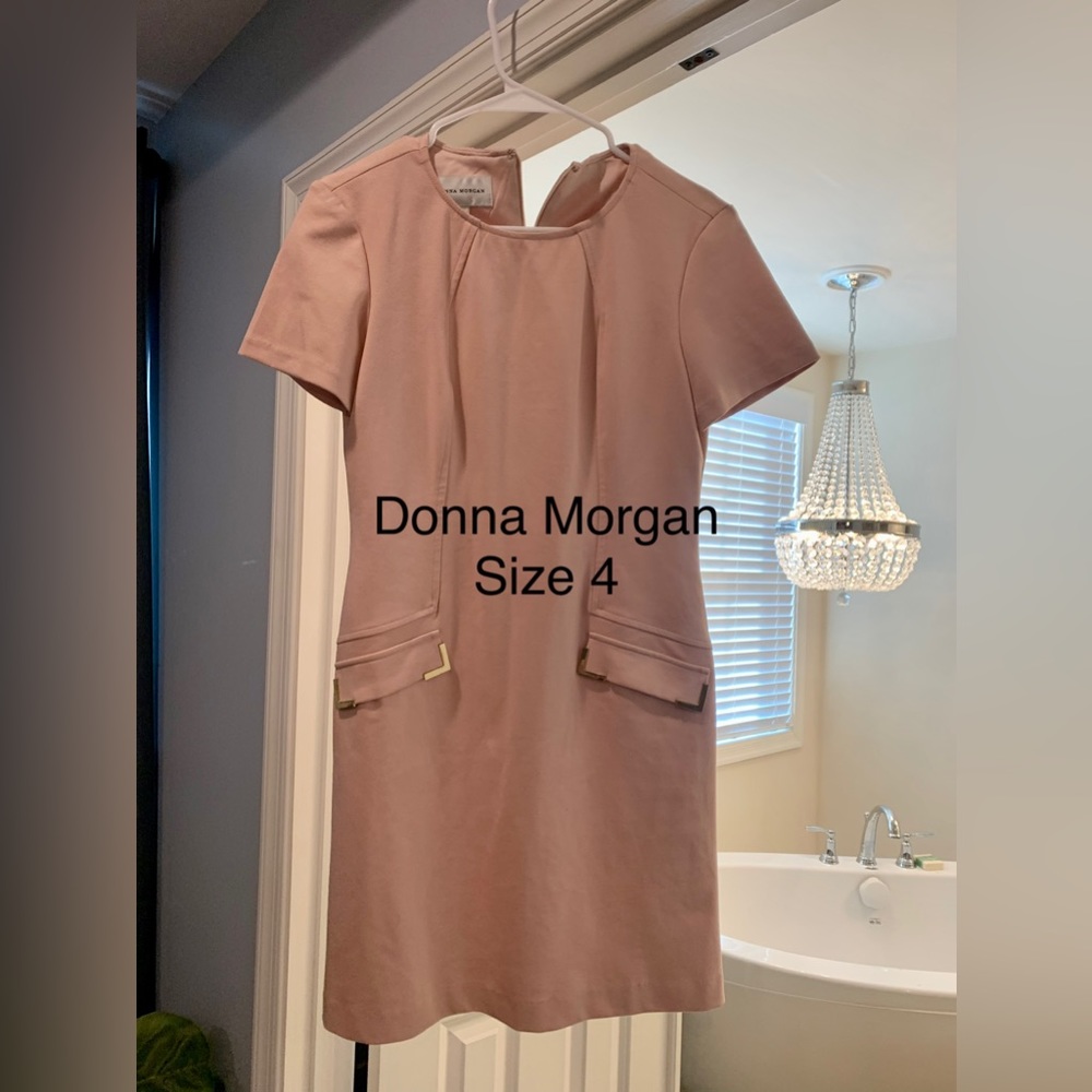 Donna Morgan pale pink dress